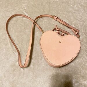 LC Lauren Conrad Pink Heart Shaped Purse